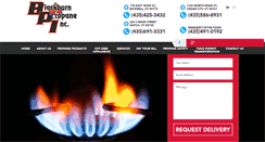 Desktop Screenshot of blackburnspropane.com